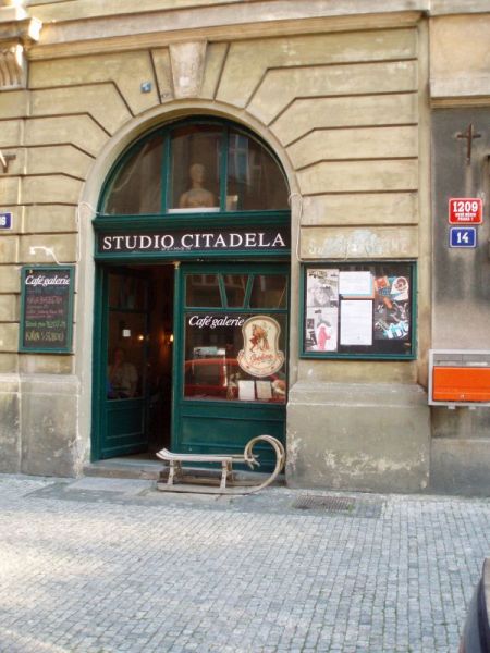 Café galerie Citadela průčelí 2.